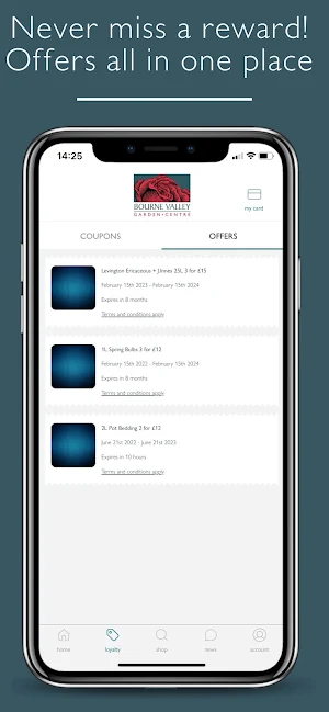 Bourne Valley Rewards Screenshot 3
