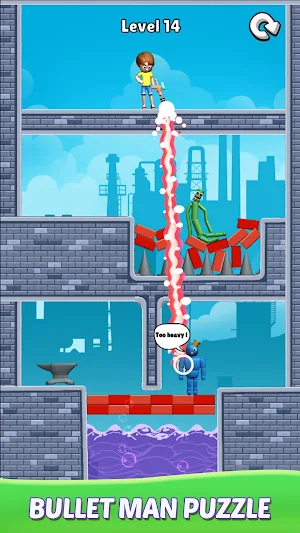 Mr Laser: Bullet Man Puzzle Screenshot 0