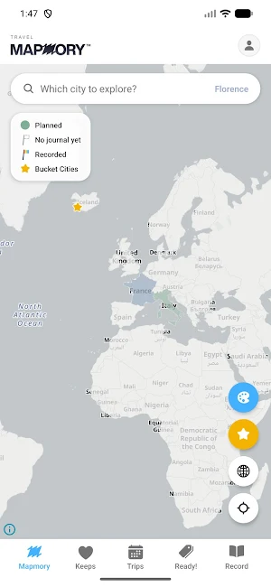 Travel Mapmory: Travel Journal Screenshot 0