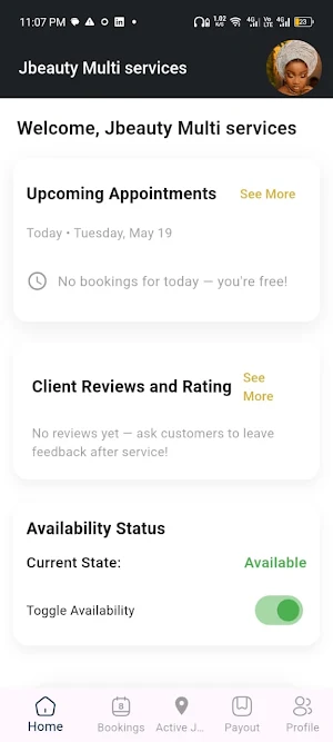 Homesalon Screenshot 1