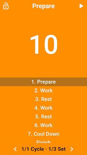 Interval Timer Screenshot 1