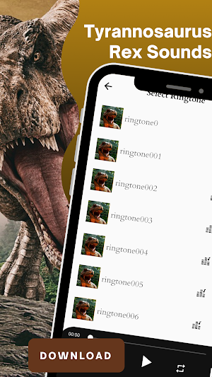 Tyrannosaurus rex sounds Screenshot 0