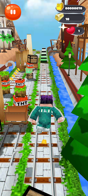 Thanos Craft: Survival Run Screenshot 1