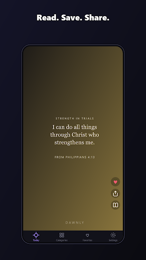Dawnly: Daily Bible Verses Screenshot 1