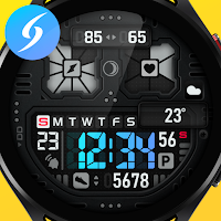 SH037 Watch Face, WearOS watch
