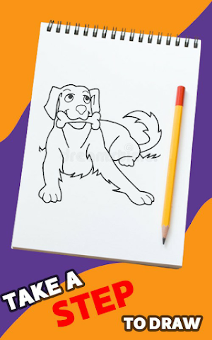 Cute Animals: Drawing lessons Screenshot 0