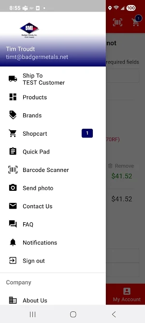 Badger Metals Screenshot 0