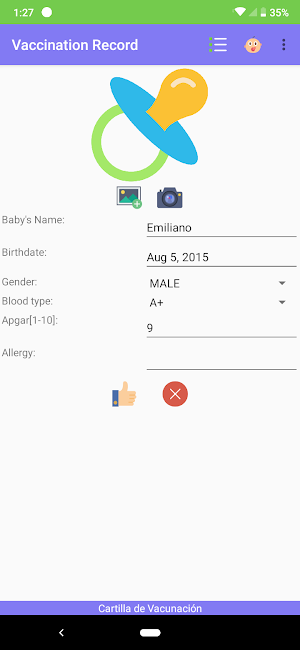 Vaccination Record Screenshot 0