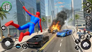 Rope Hero: Crime Town Screenshot 2