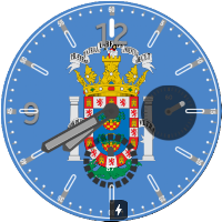 Esfera bandera de Melilla