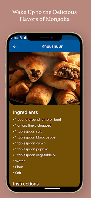 Mongolian Recipes Screenshot 3