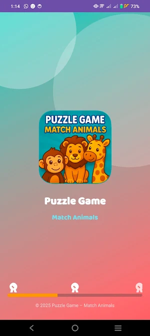 Puzzle Game – Match Animals Screenshot 0