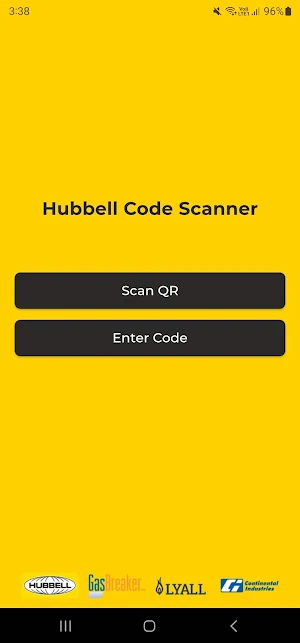 Hubbell Code Scanner Screenshot 0