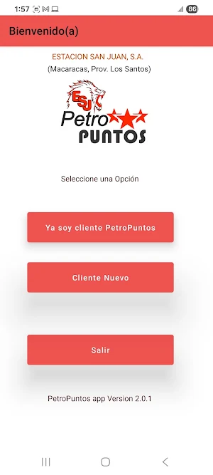 PetroPuntos Screenshot 2