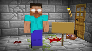 Herobrine Mod for Minecraft PE Screenshot 0