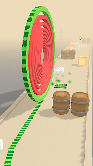 Rolly Paper - Toilet Paper Line | 3D Rolling Game Screenshot 1