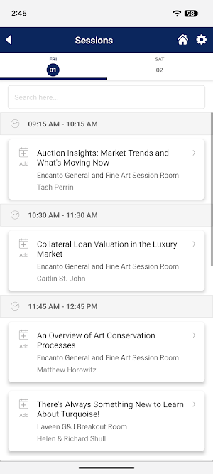ISA Assets Conference Screenshot 3