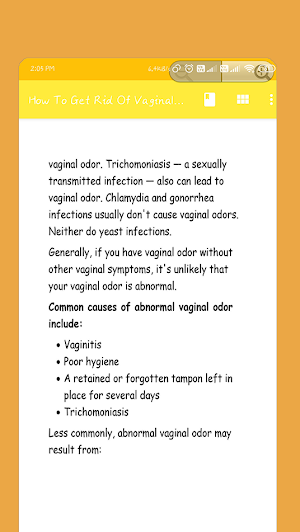 How To Get Rid Of Vaginal Odor Screenshot 3