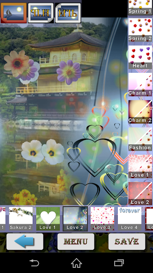 Haru Camera - Spring and Valentine effects Screenshot 0