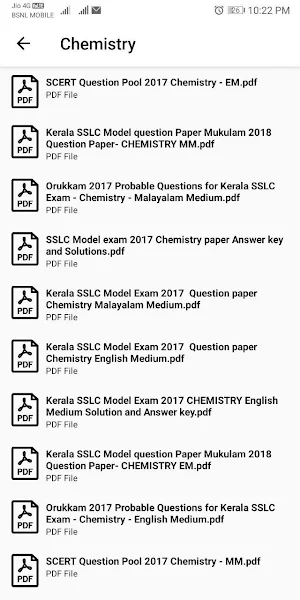 SSLC Question Papers Screenshot 1