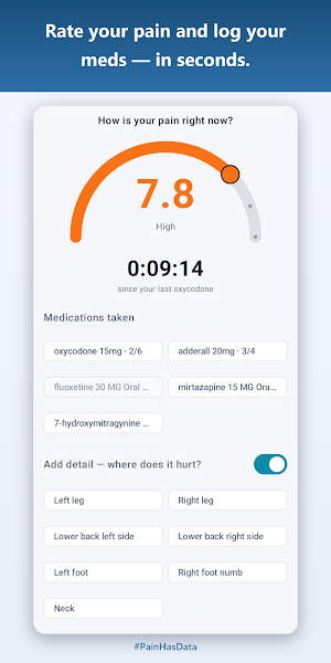 ManagedPainCare: Pain Tracker Screenshot 0