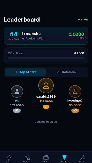 Bilix: Mine & Earn Screenshot 1