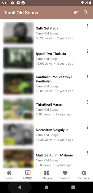 Tamil Old Songs Screenshot 2