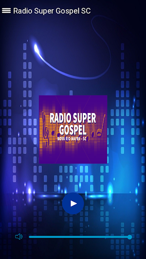 Rádio Super Gospel Nova Rio Mafra SC Screenshot 1
