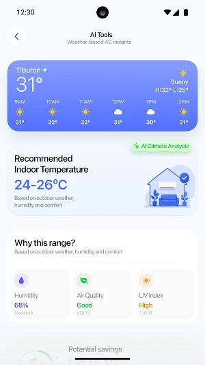 AI Universal AC Remote Control Screenshot 1