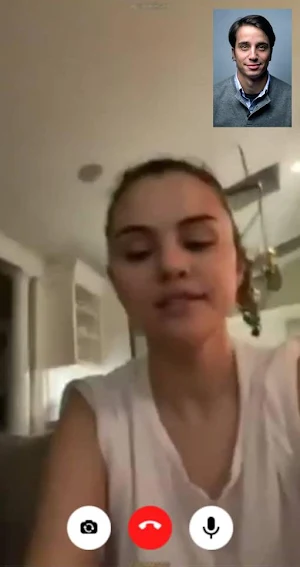 Selena Gomez Fake Prank Vid Call Screenshot 2