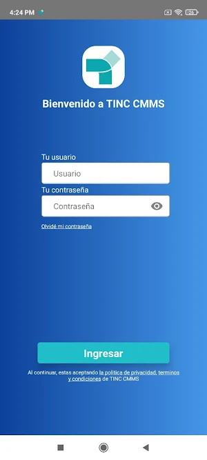 TINC CMMS IS Screenshot 0