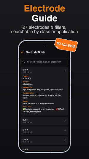 Welding Reference Pro Screenshot 3