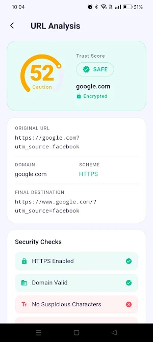 Url Check - LinkGuard Screenshot 1