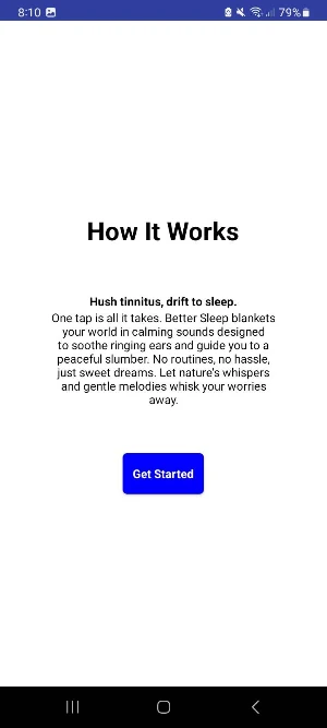 Better Sleep - Tinnitus Helper Screenshot 1