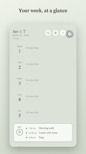 Daypages: Calm Calendar Screenshot 1