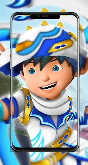 Wallpaper Boboi-boy 4K Galaxy Screenshot 2