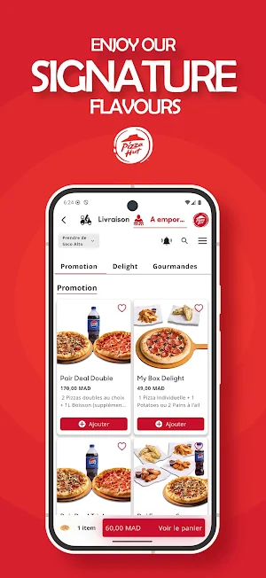 Pizza Hut Morocco Screenshot 1