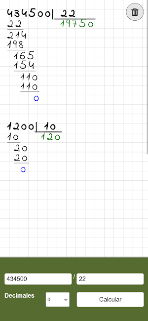 Calculadora Divisiones Fáciles Screenshot 3