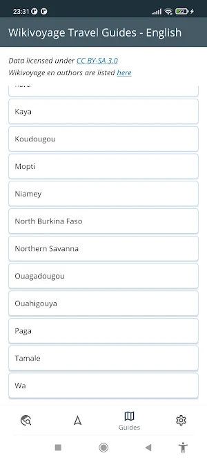 Burkina Faso Offline Map Screenshot 2