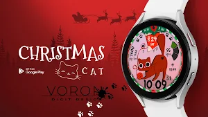 Christmas Cat Animated Digital Screenshot 0