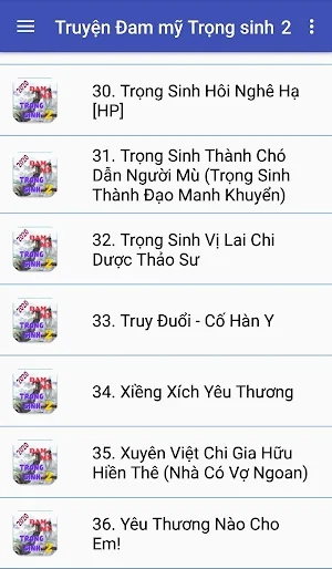 Truyện Đam mỹ Trọng sinh offline 2020 - phần 2 Screenshot 3