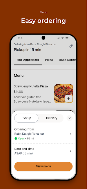 Baba Dough Pizza bar Screenshot 2