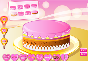 Decorate Cake -Games for Girls Screenshot 0