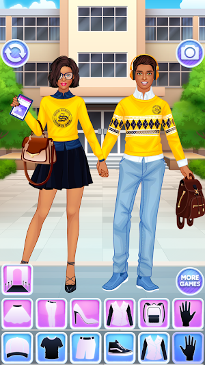 High School Couple: Girl & Boy Makeover Screenshot 3