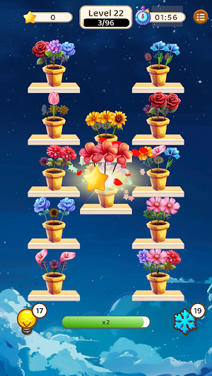 Flower Matching Puzzle Game Screenshot 3