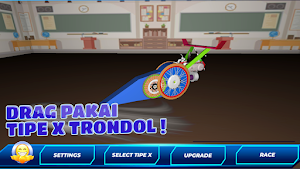Tipe X Trondol 3D - Drag Race Screenshot 1