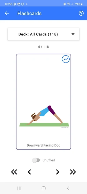 Yoga Pose: Flash Cards Screenshot 1