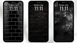 Black Wallpaper Phone Screenshot 2