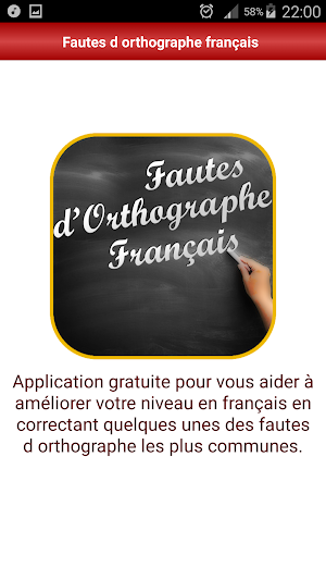 Faute d orthographe courantes Screenshot 1