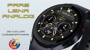 Pars Lena Analog Watch Face Screenshot 2